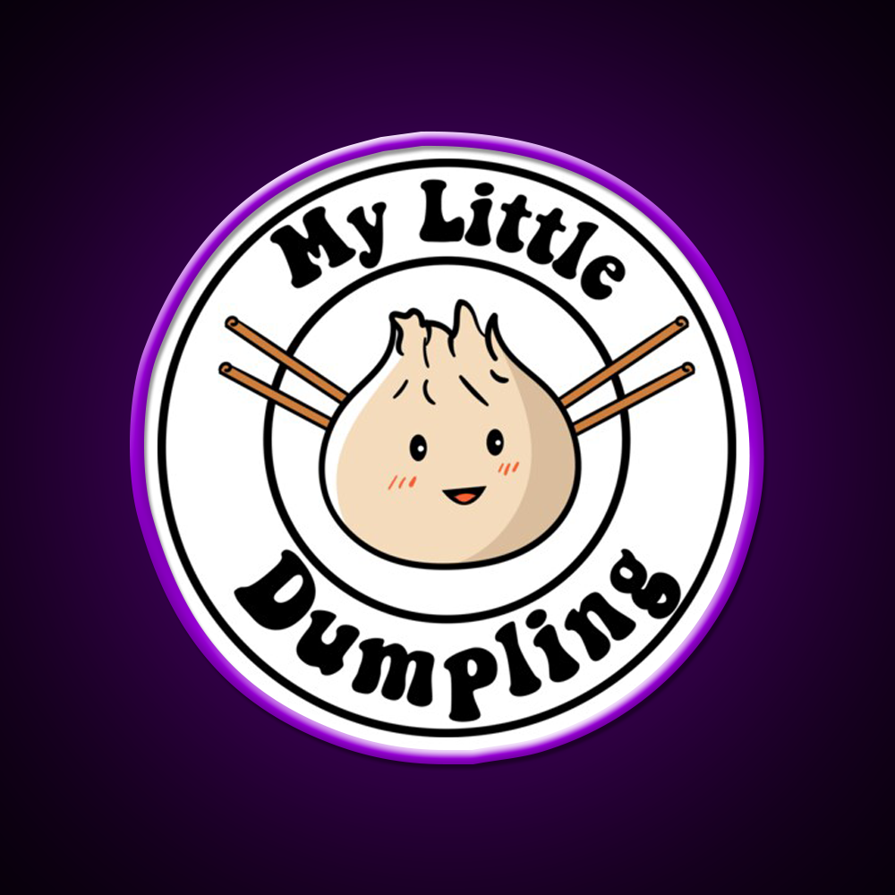 Little Dumpling Led Neon Sign Chinese Food Rgb Color