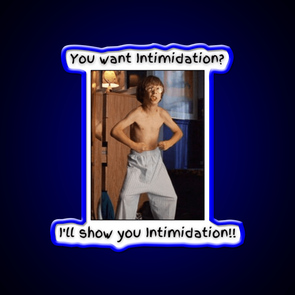 Little Giants Intimidation Welcome Led Neon Sign Open Sign Rgb Color - Shineneon