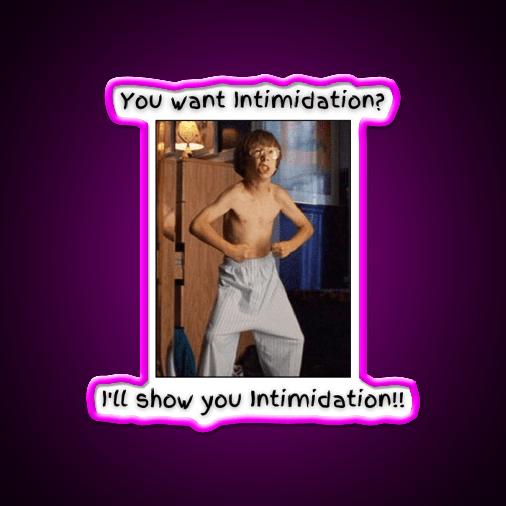 Little Giants Intimidation Welcome Led Neon Sign Open Sign Rgb Color - Shineneon