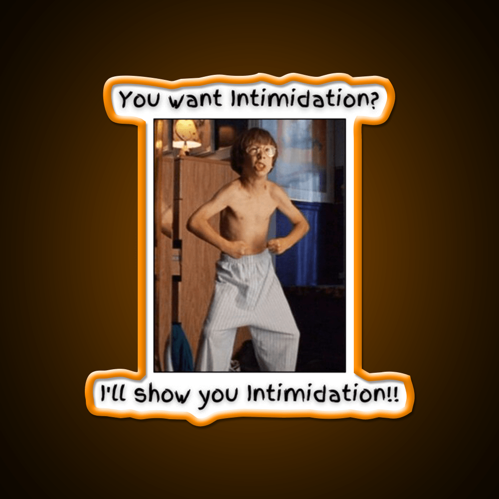 Little Giants Intimidation Welcome Led Neon Sign Open Sign Rgb Color - Shineneon