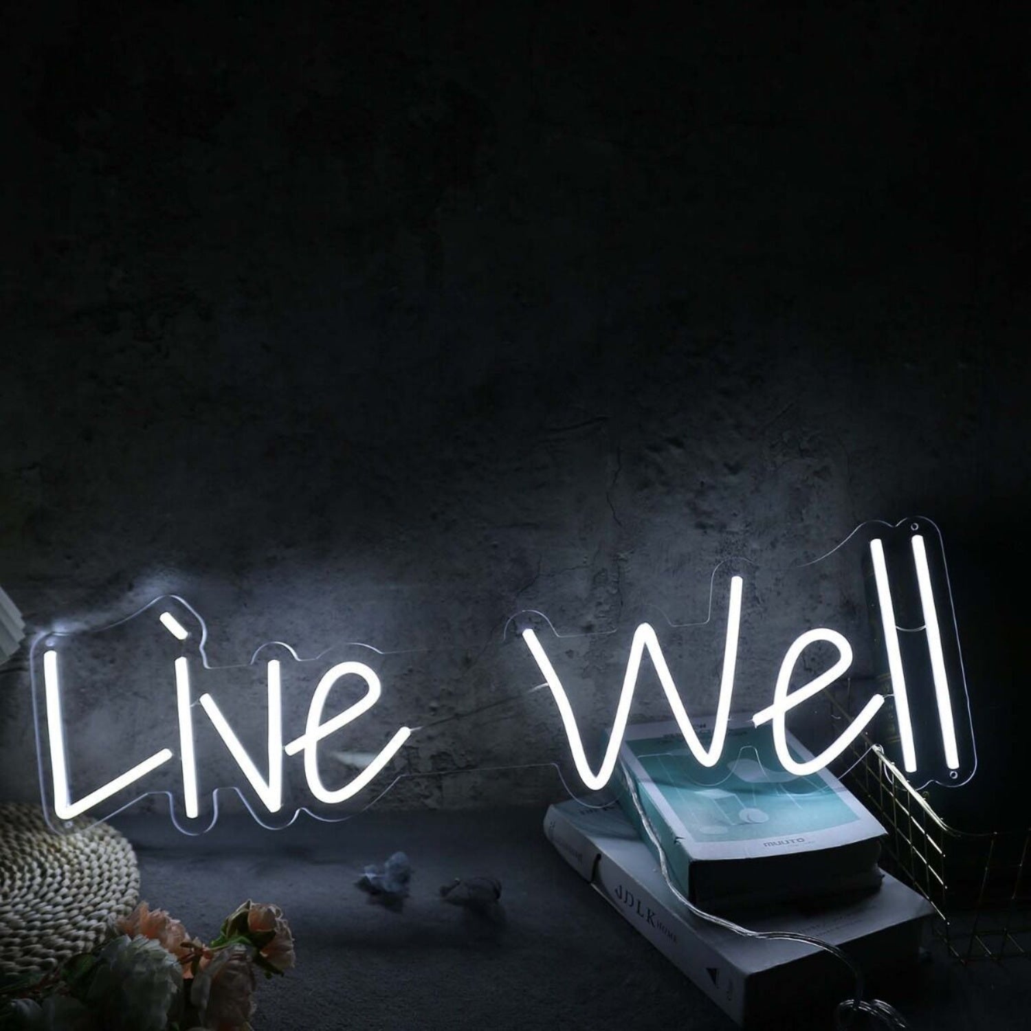 Live All White Led Neon Sign - Shineneon