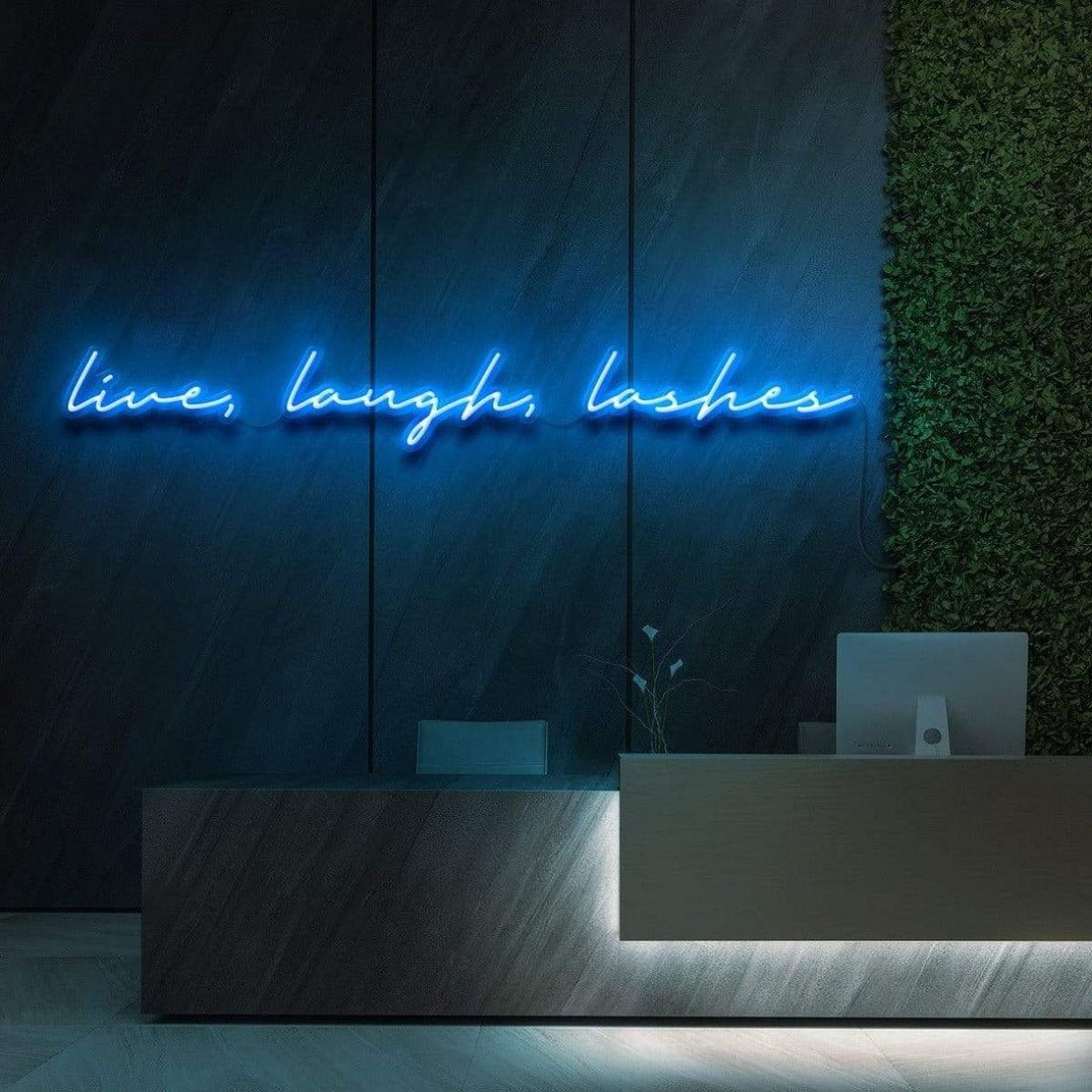 Live Laugh Lashes Led Sign Business Neon Sign - Shineneon
