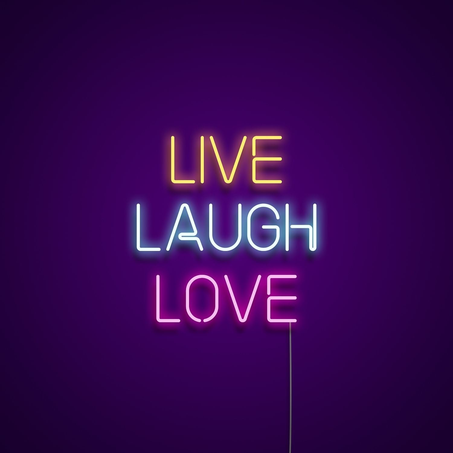 Live Laugh Love Neon Light Sign | Shineneon