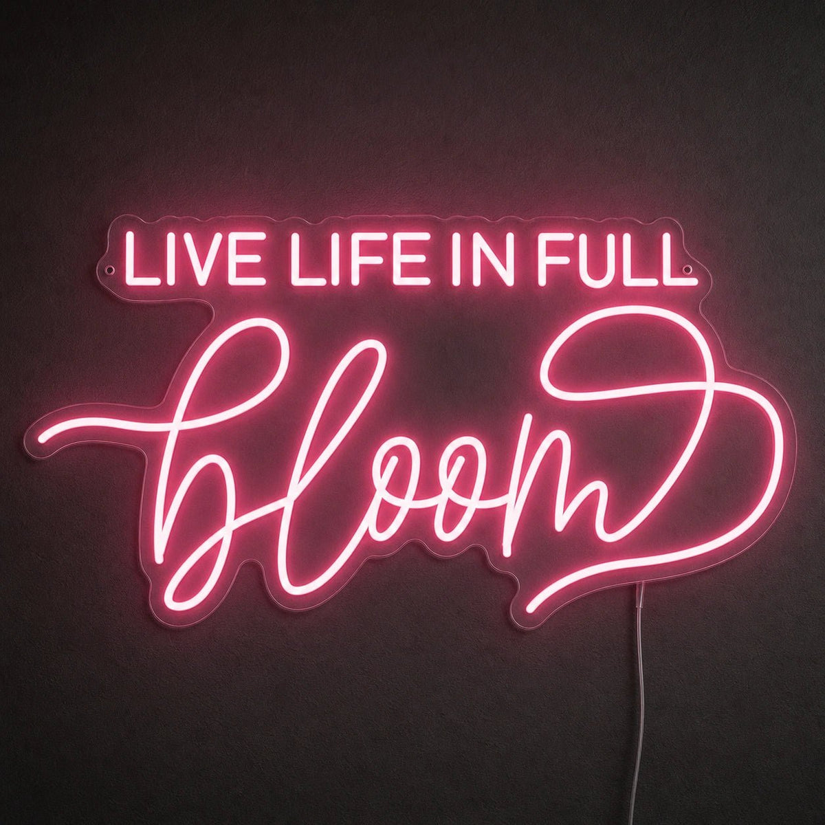 Live Life Wall Decor LED Neon Sign - Shineneon