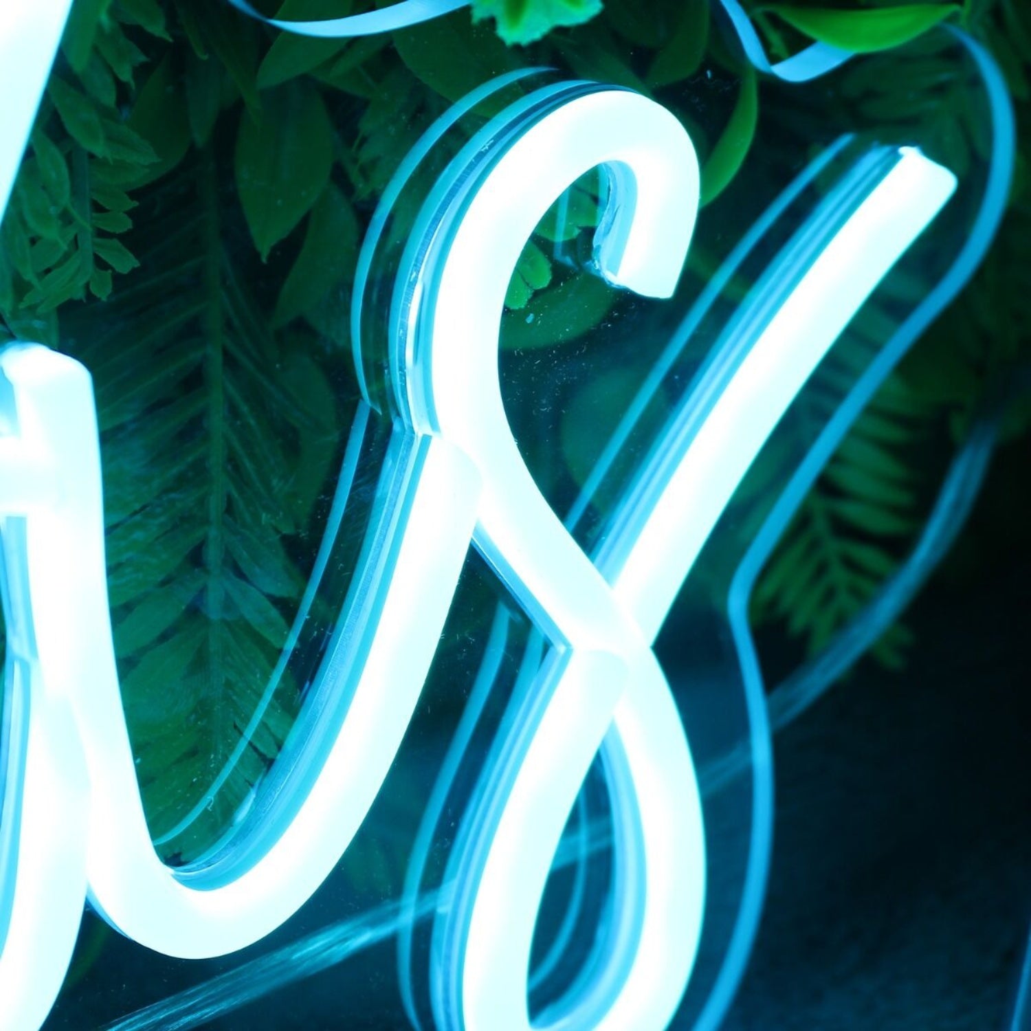 Live Mas Blue Led Neon Sign - Shineneon