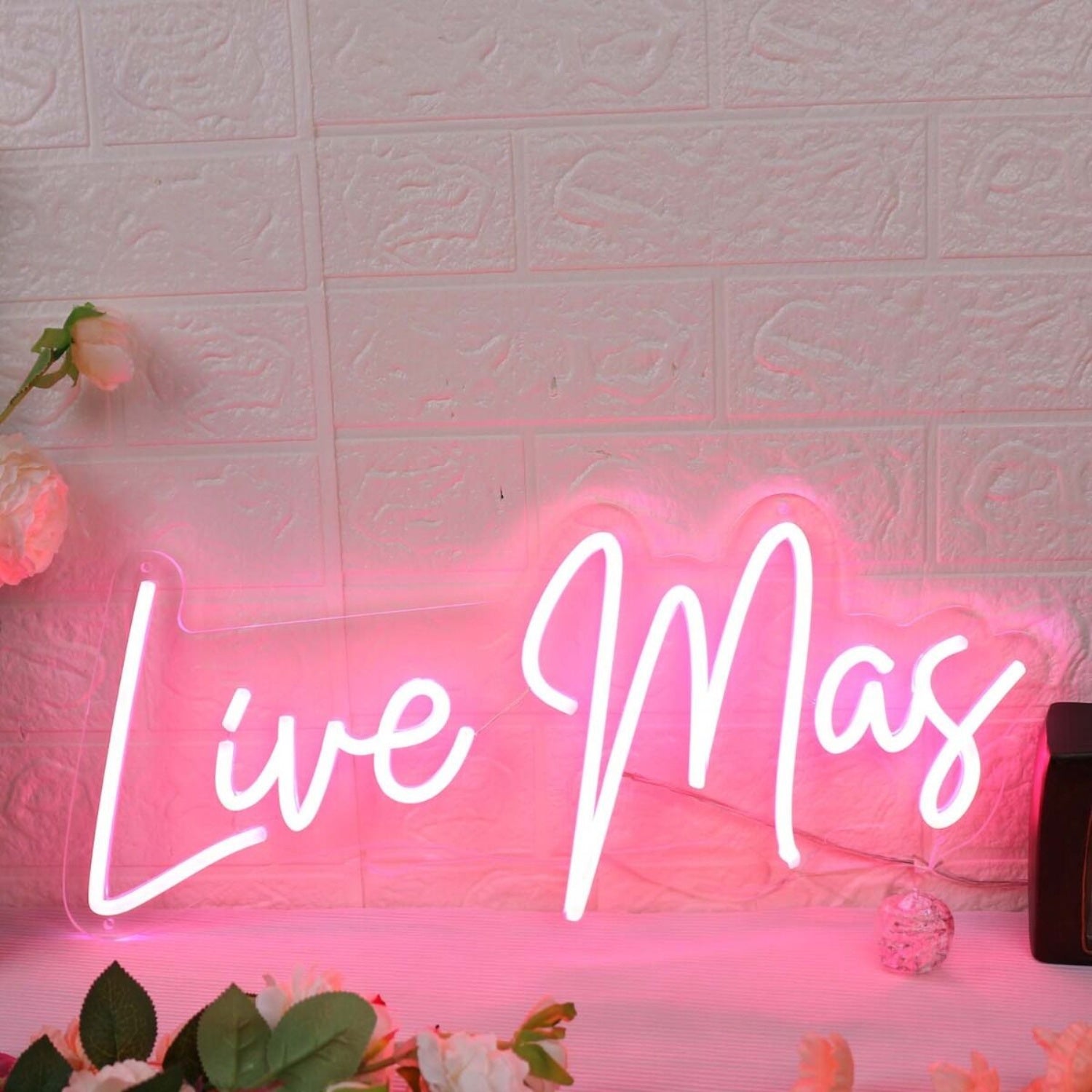 Live Mas Red Led Neon Sign - Shineneon