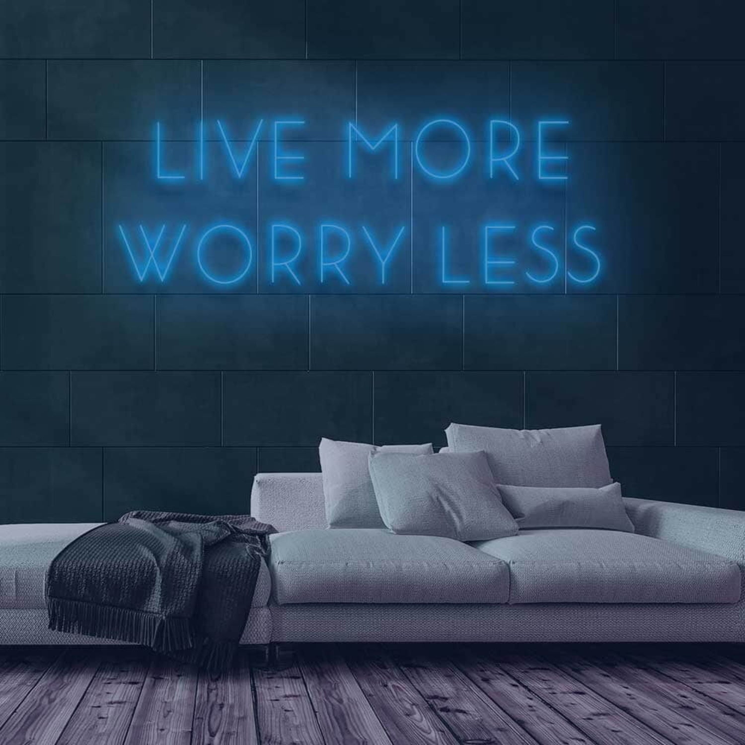 Live More Worry Less Led Neon Sign | Shineneon