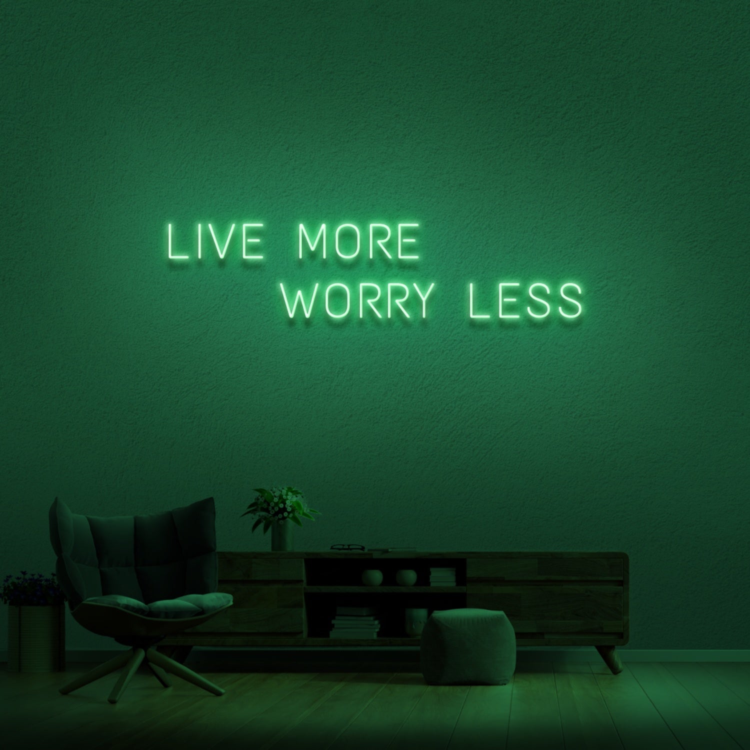 Live More Worry Less Neon Sign | Shineneon
