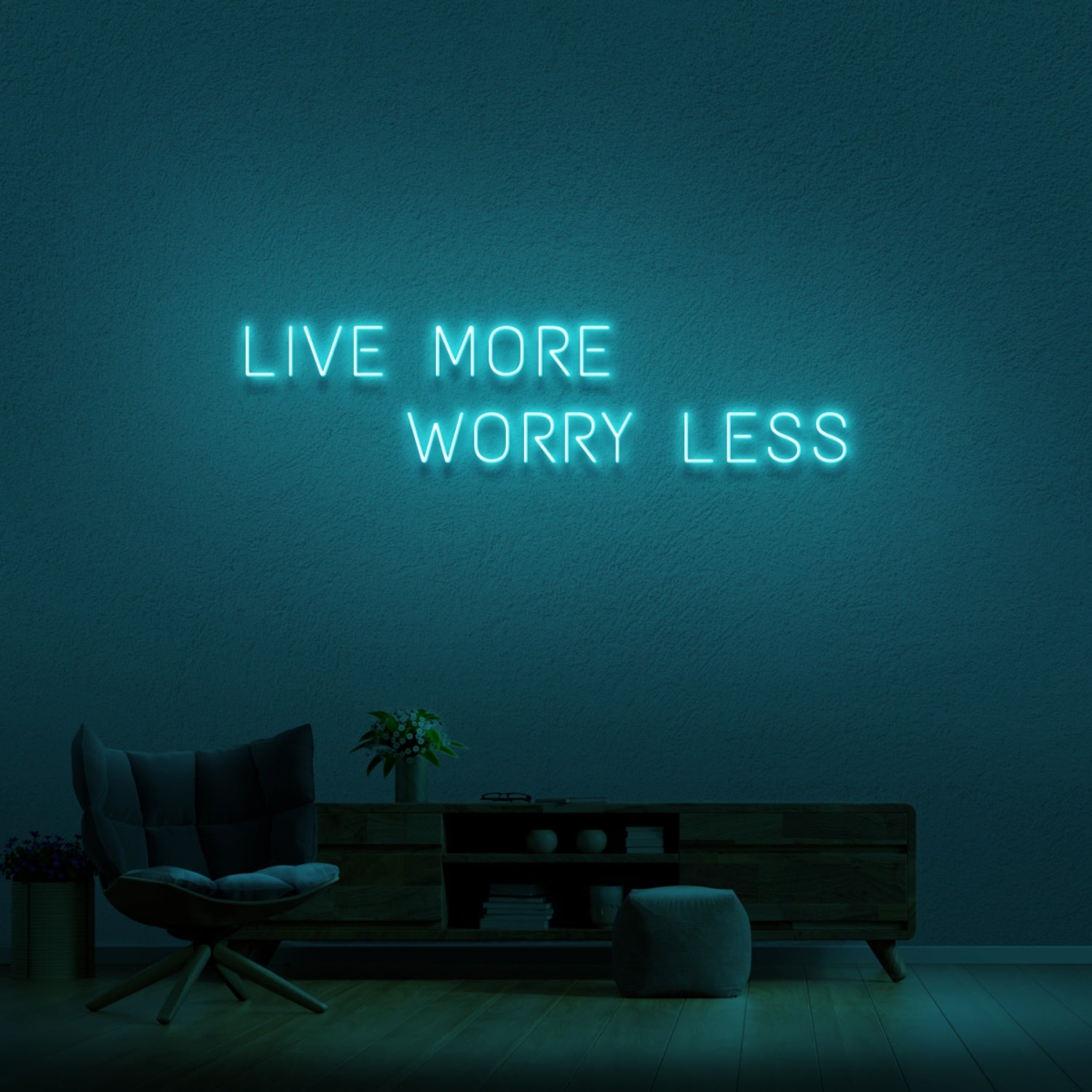 Live More Worry Less Neon Sign | Shineneon