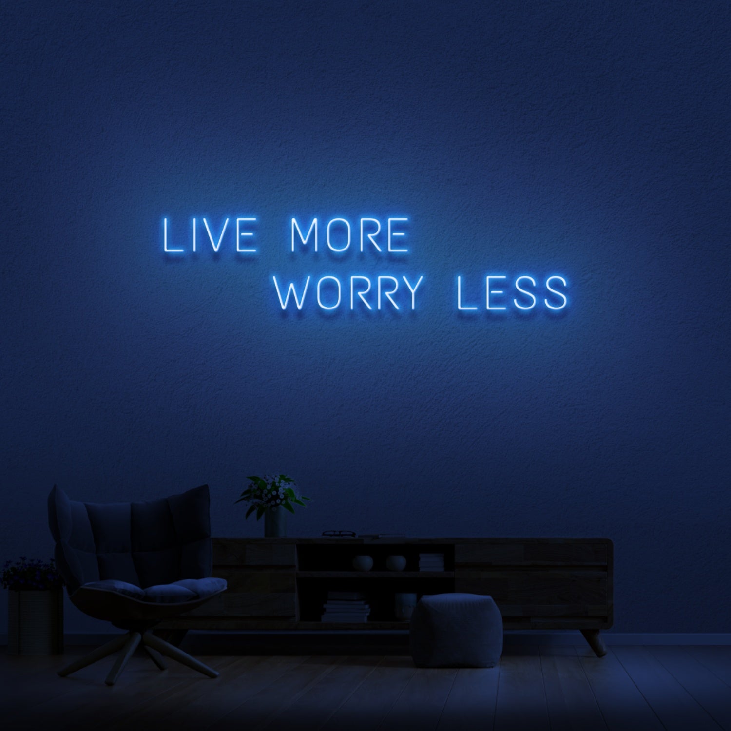 Live More Worry Less Neon Sign | Shineneon