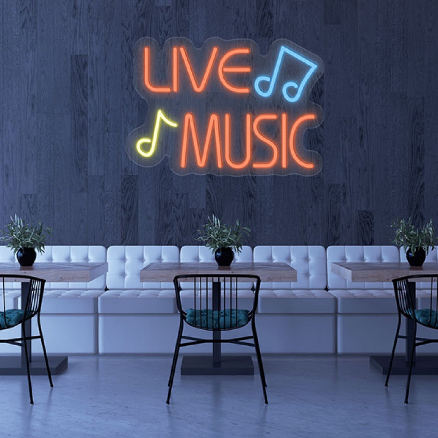 Live Music Led Neon Sign Wall Art Decor | Shineneon