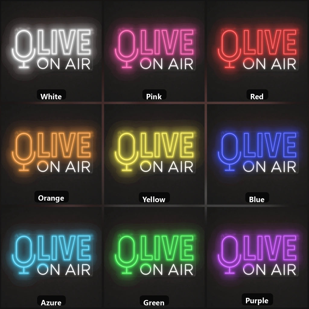 Live Room Decor LED Neon Sign Garage Neon Sign color grid
