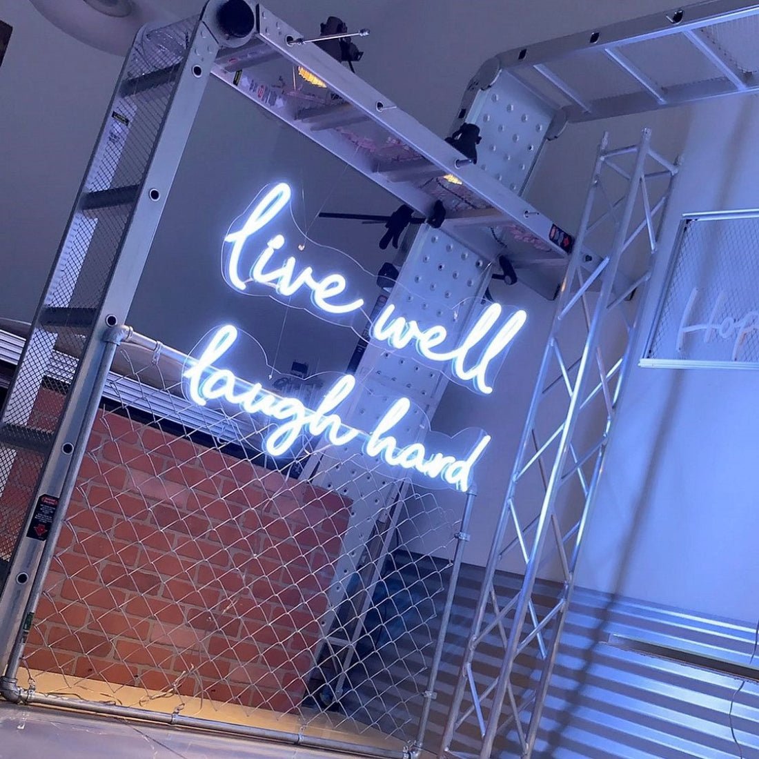 Live Well Laugh Hard Led Sign Business Neon Sign - Shineneon