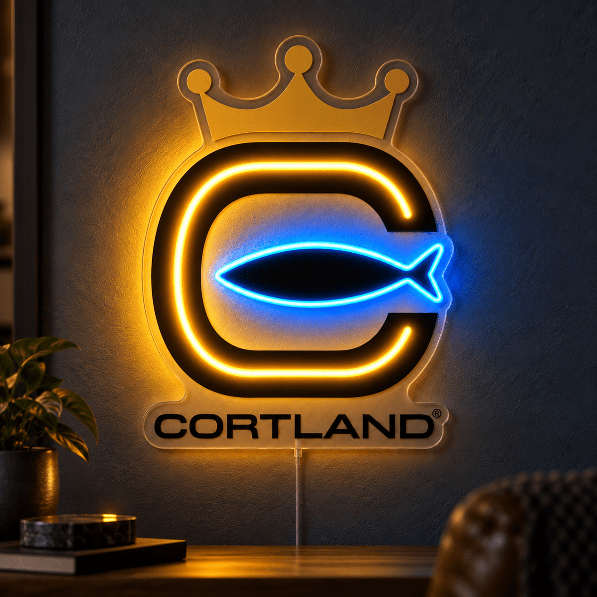 Lizzi's Custom LED Neon Sign - Cortland 18inch - Shineneon