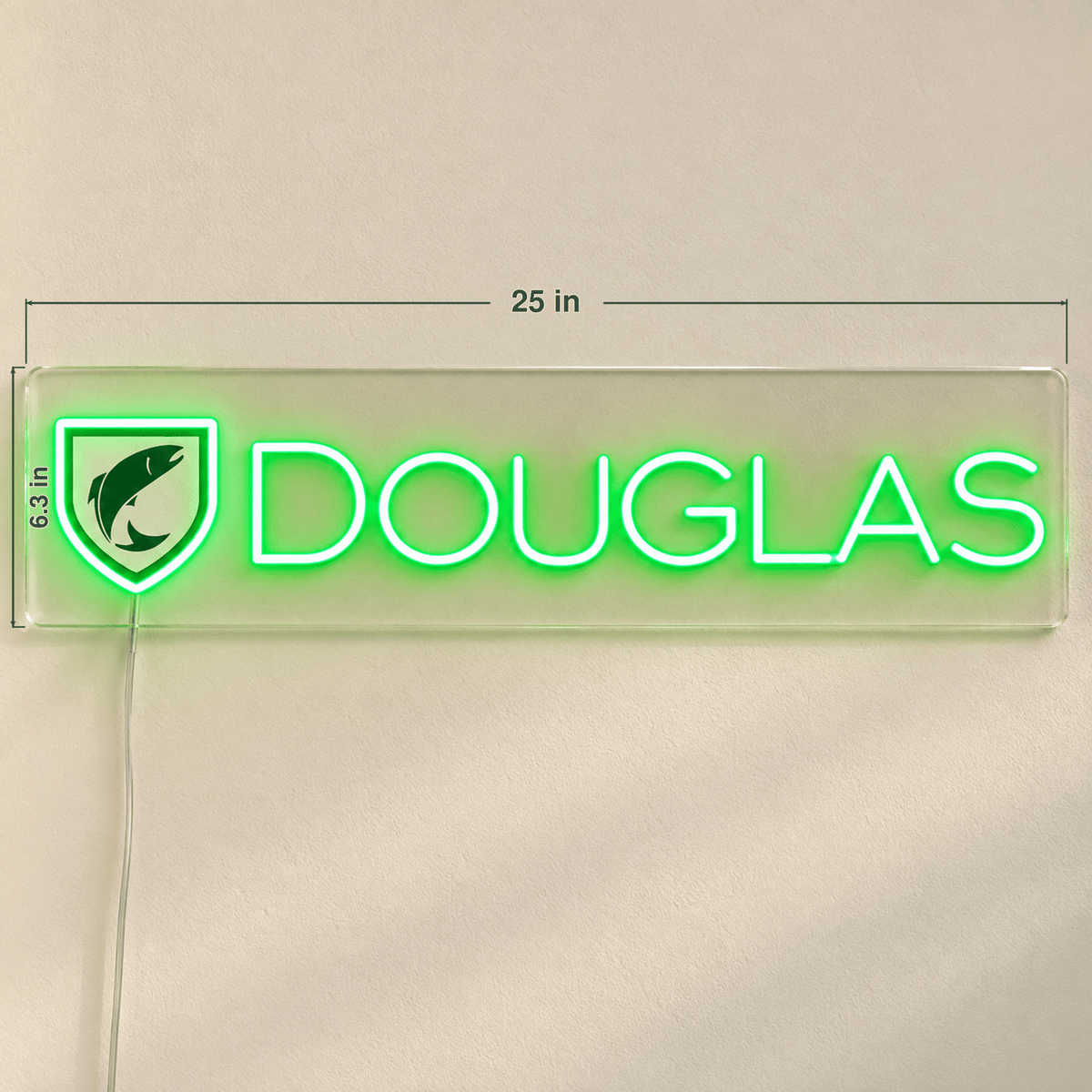Lizzi's Custom LED Neon Sign - Douglas 18inch - Shineneon
