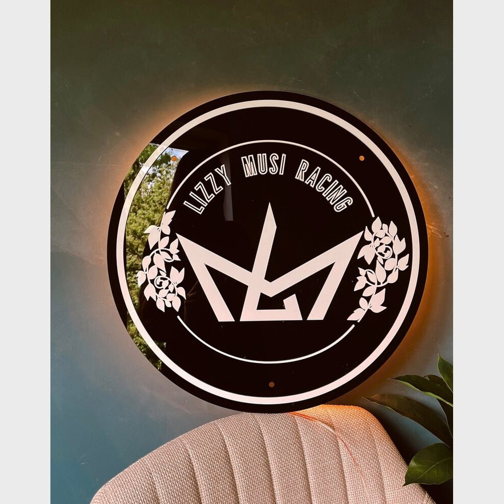 Lizzy Musi Racing Acrylic Business Logo Sign - Shineneon