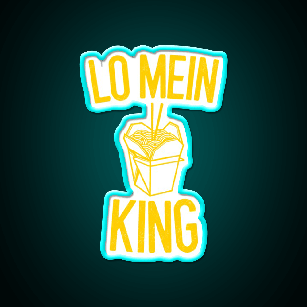 Lo Mein King Lo Mein Gift Led Neon Sign Chinese Food Rgb Color - Shineneon