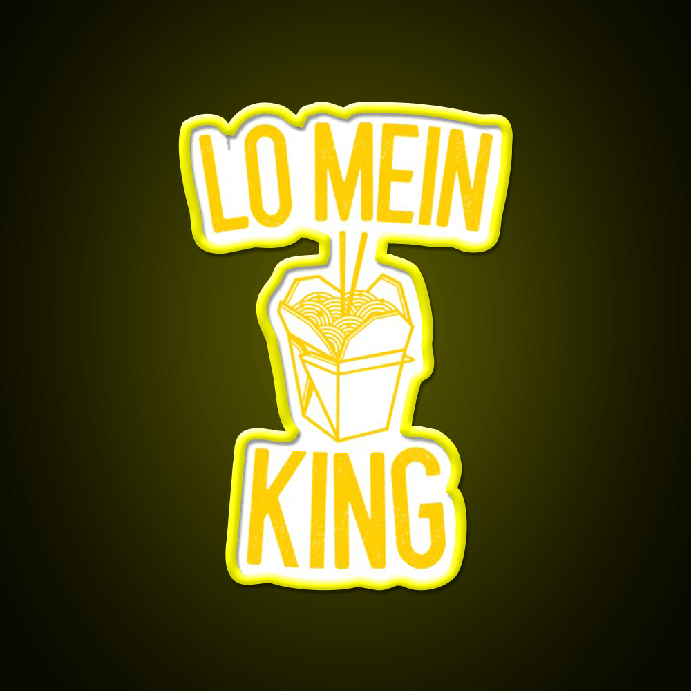 Lo Mein King Lo Mein Gift Led Neon Sign Chinese Food Rgb Color - Shineneon