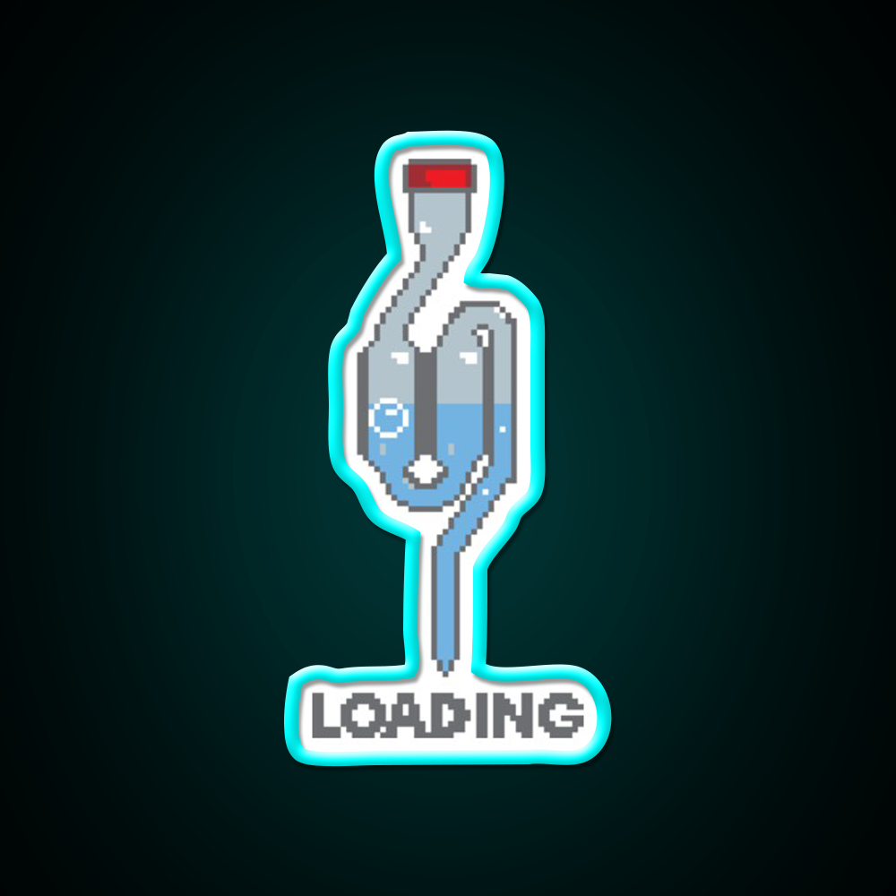 Loading Time May Vary Beer Bar Decor Led Neon Sign Rgb Color - Size and dimension reference