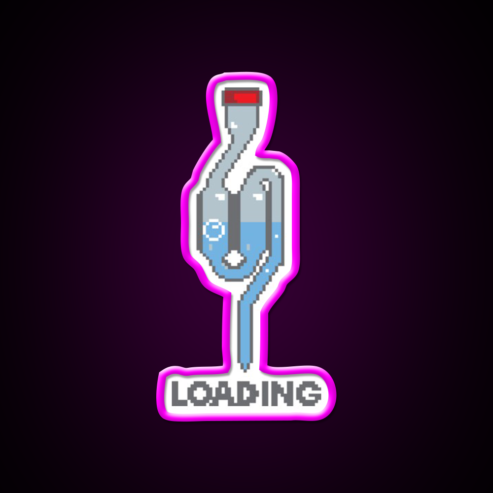 Loading Time May Vary Beer Bar Decor Led Neon Sign Rgb Color