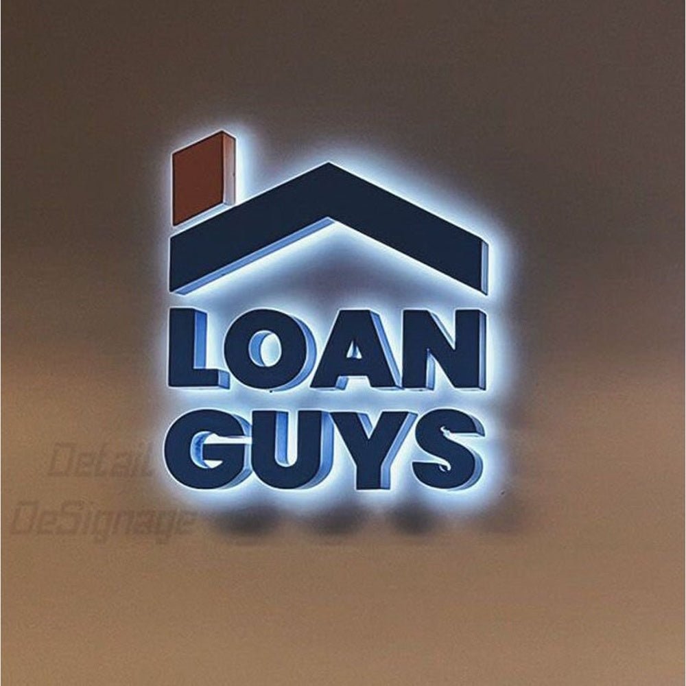 Loan Guys 3D Backlit Channel Letters Led Light Sign - Shineneon