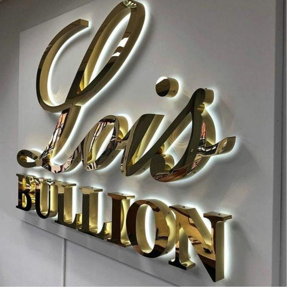 Lois Bullion 3D Backlit Channel Letters Led Light Sign - Shineneon
