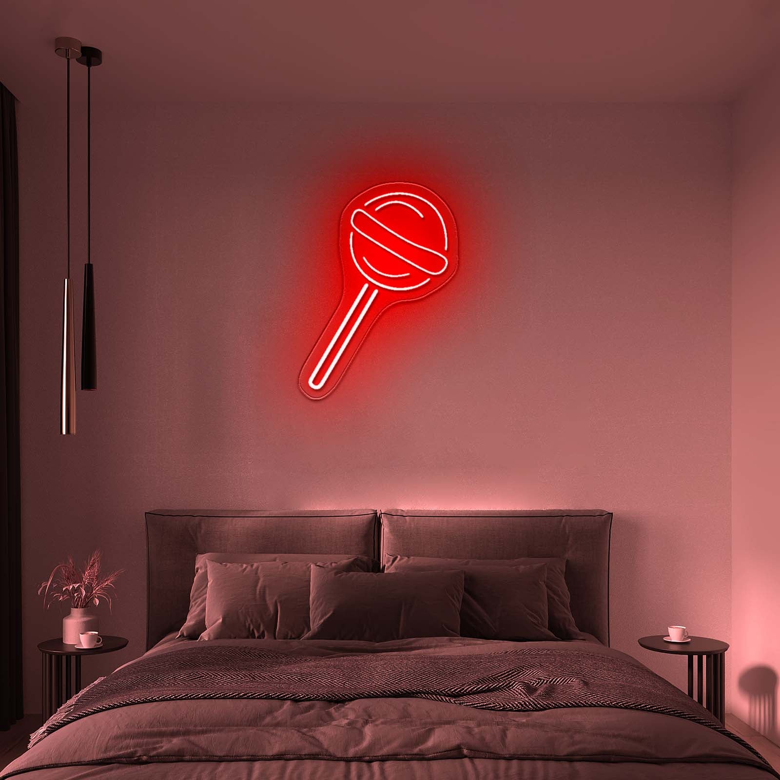 Lollipop Neon Sign Candy Shop Wall Decor Neon Sign For Sale