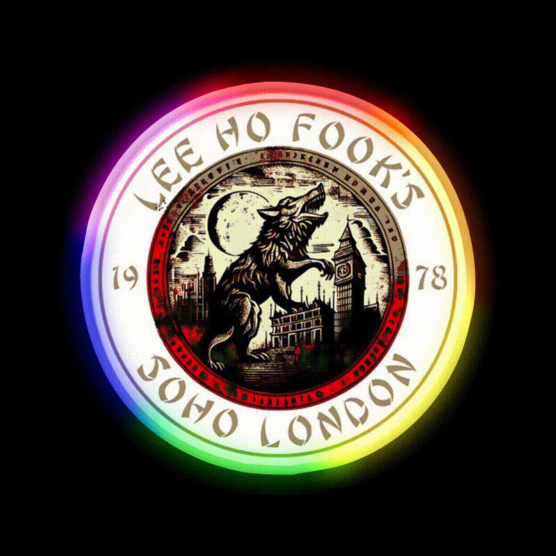 London Food China Style 1978 Asian Cultural Led Neon Sign Rgb Color