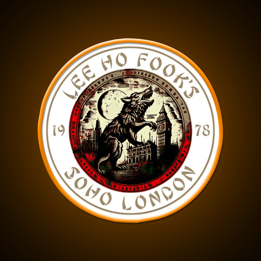 London Food China Style 1978 Asian Cultural Led Neon Sign Rgb Color - Shineneon