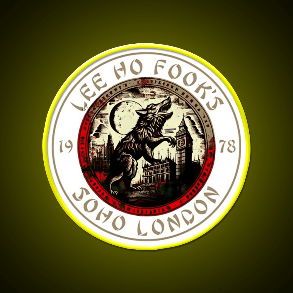 London Food China Style 1978 Asian Cultural Led Neon Sign Rgb Color - Shineneon