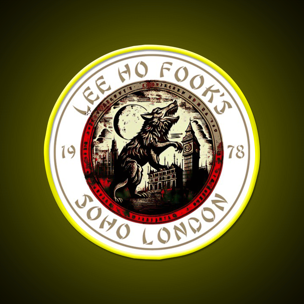 London Food China Style 1978 Asian Cultural Led Neon Sign Rgb Color