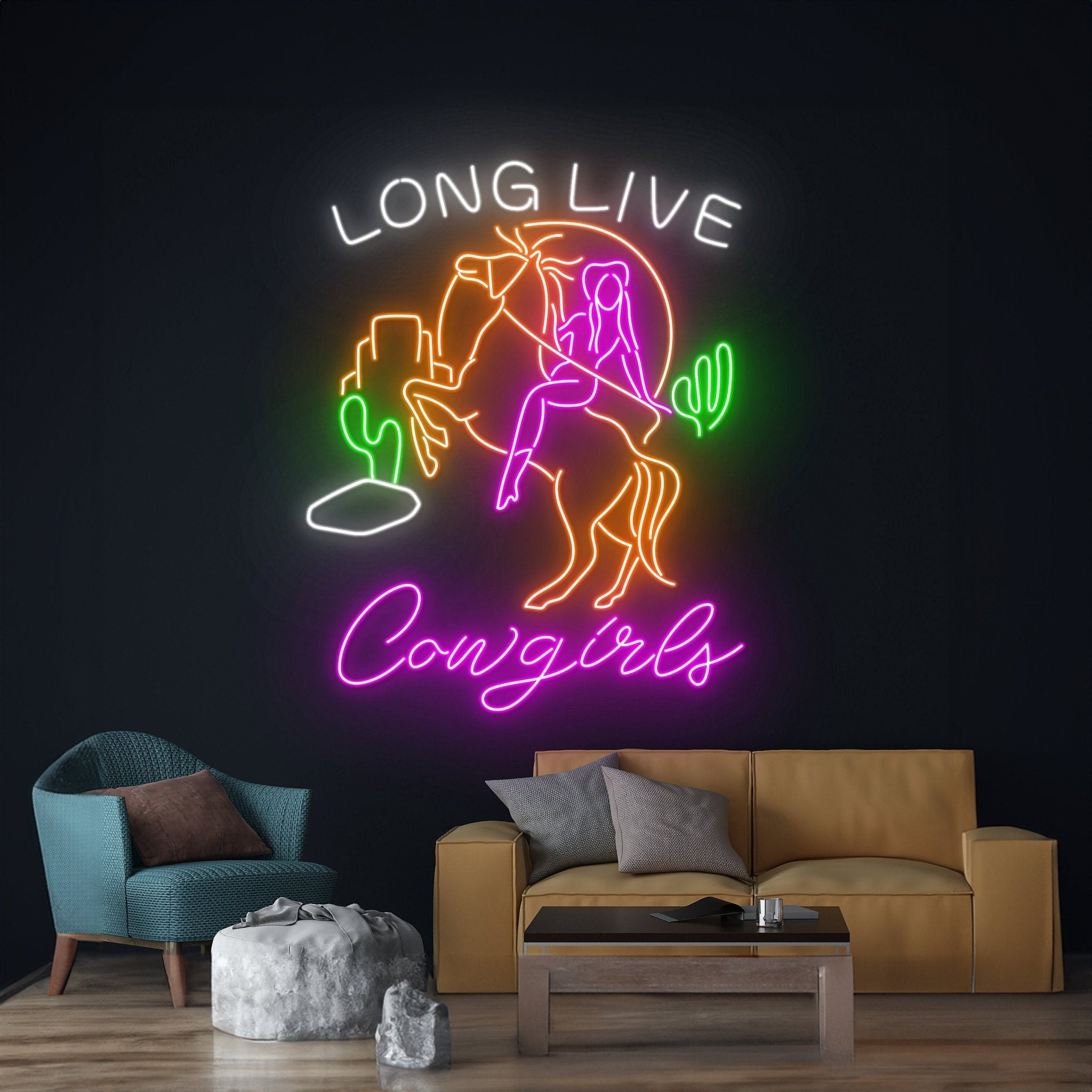 Long Live Cowgirls Neon Sign - Shineneon