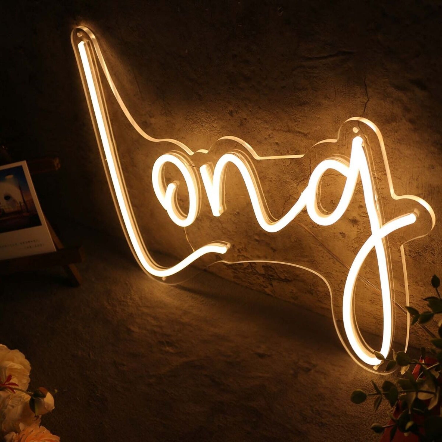 Long Yellow Led Neon Sign - Shineneon