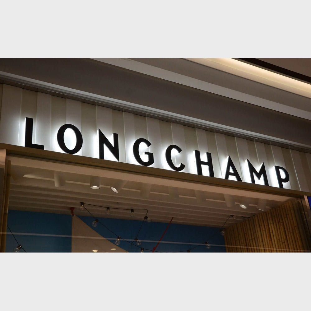 Longchamp 3D Backlit Channel Letters Led Light Sign - Shineneon