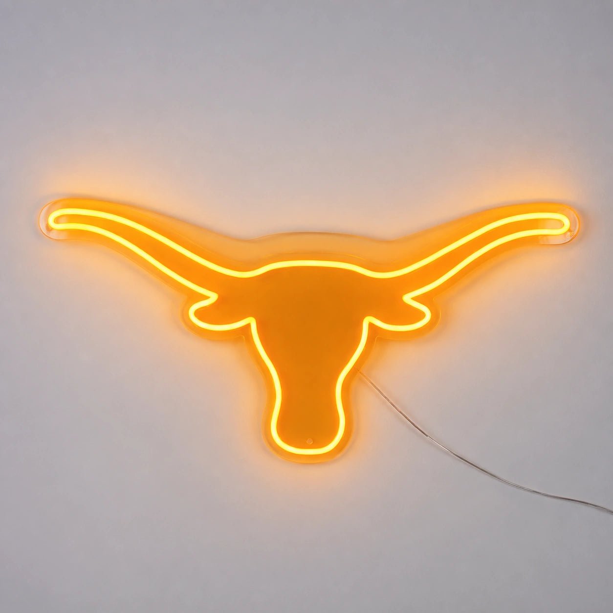 Longhorn Head Outline Vintage LED Neon Sign - Shineneon