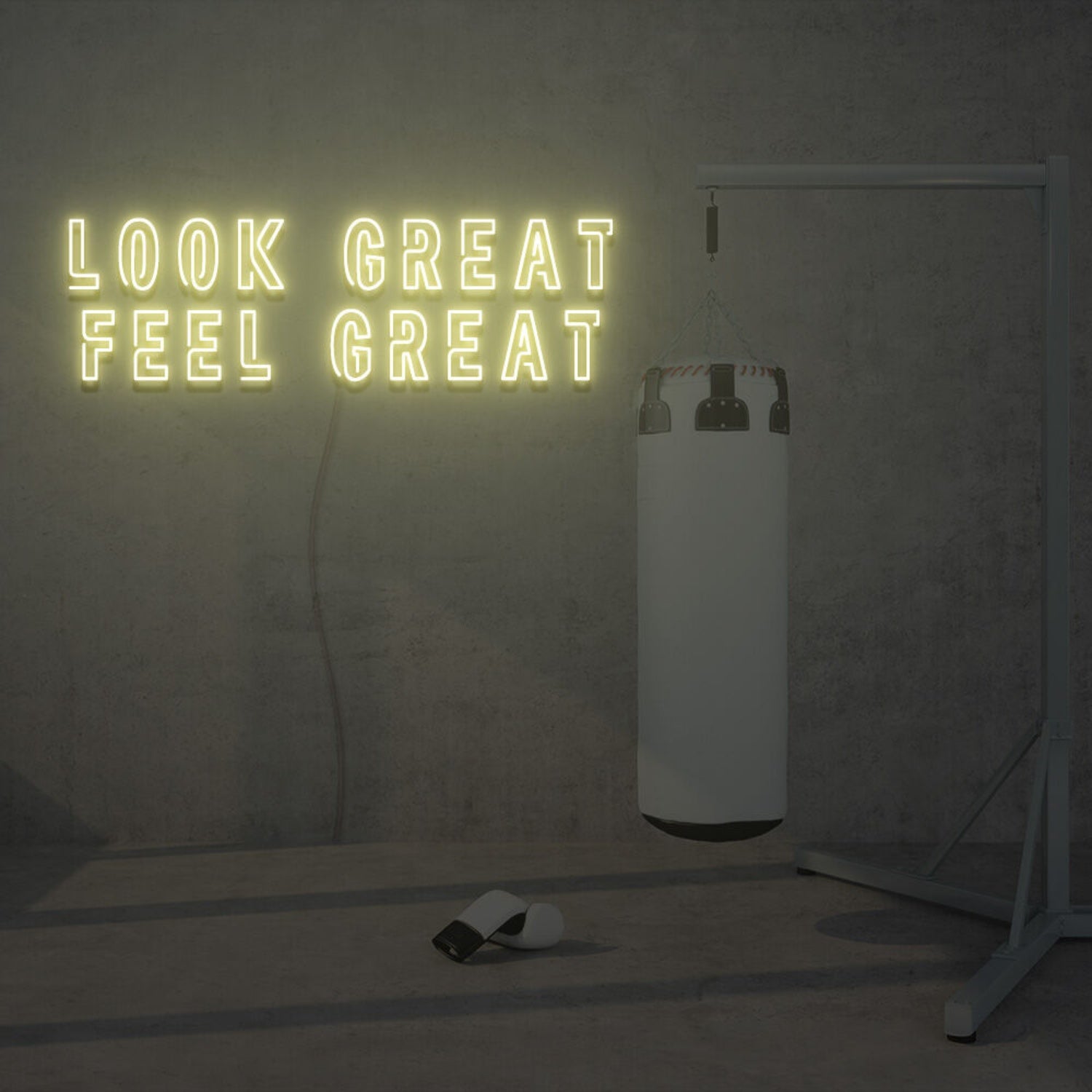 Look Great Feel Great Led Neon Sign Lights Home Party | Shineneon