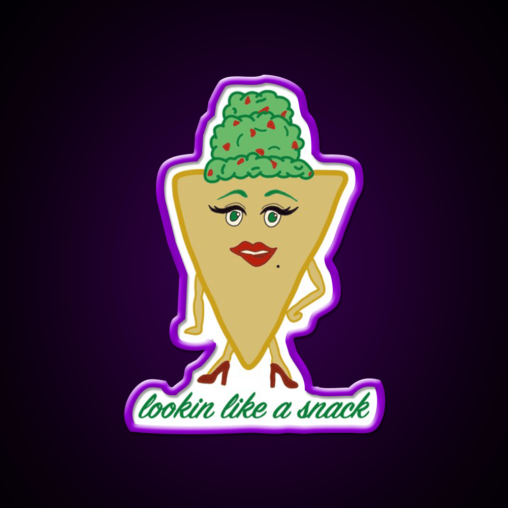 Looking Like A Snack Food Led Neon Sign For Snack Room Rgb Color - Shineneon