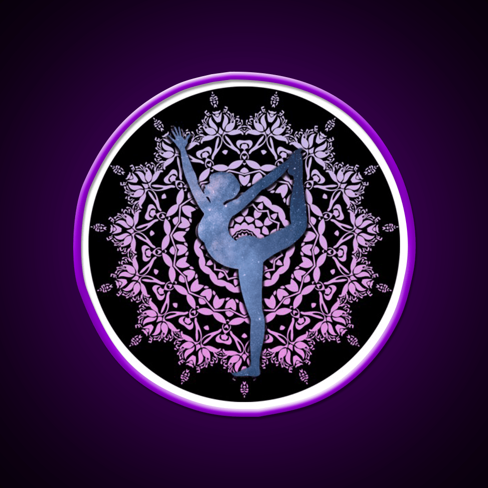 Lord Of The Dance Yoga Led Neon Sign For Wellness Space Rgb Color - Shineneon