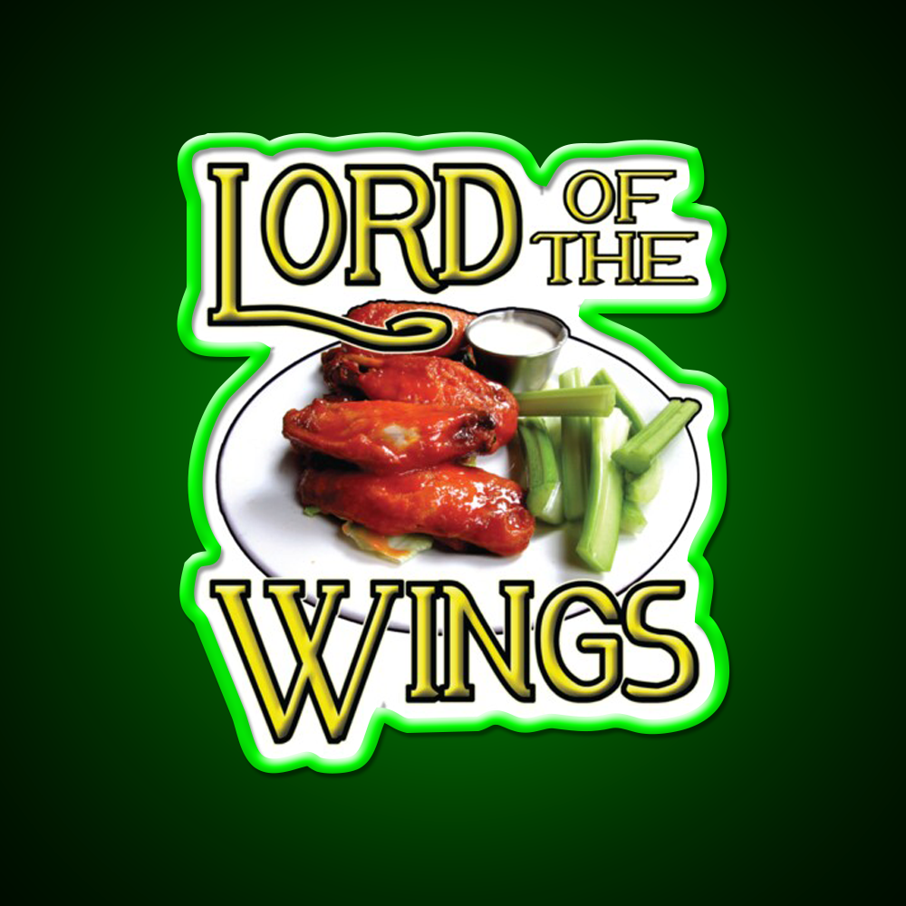 Lord Of The Wings Man Cave Bar Led Neon Sign Rgb Color