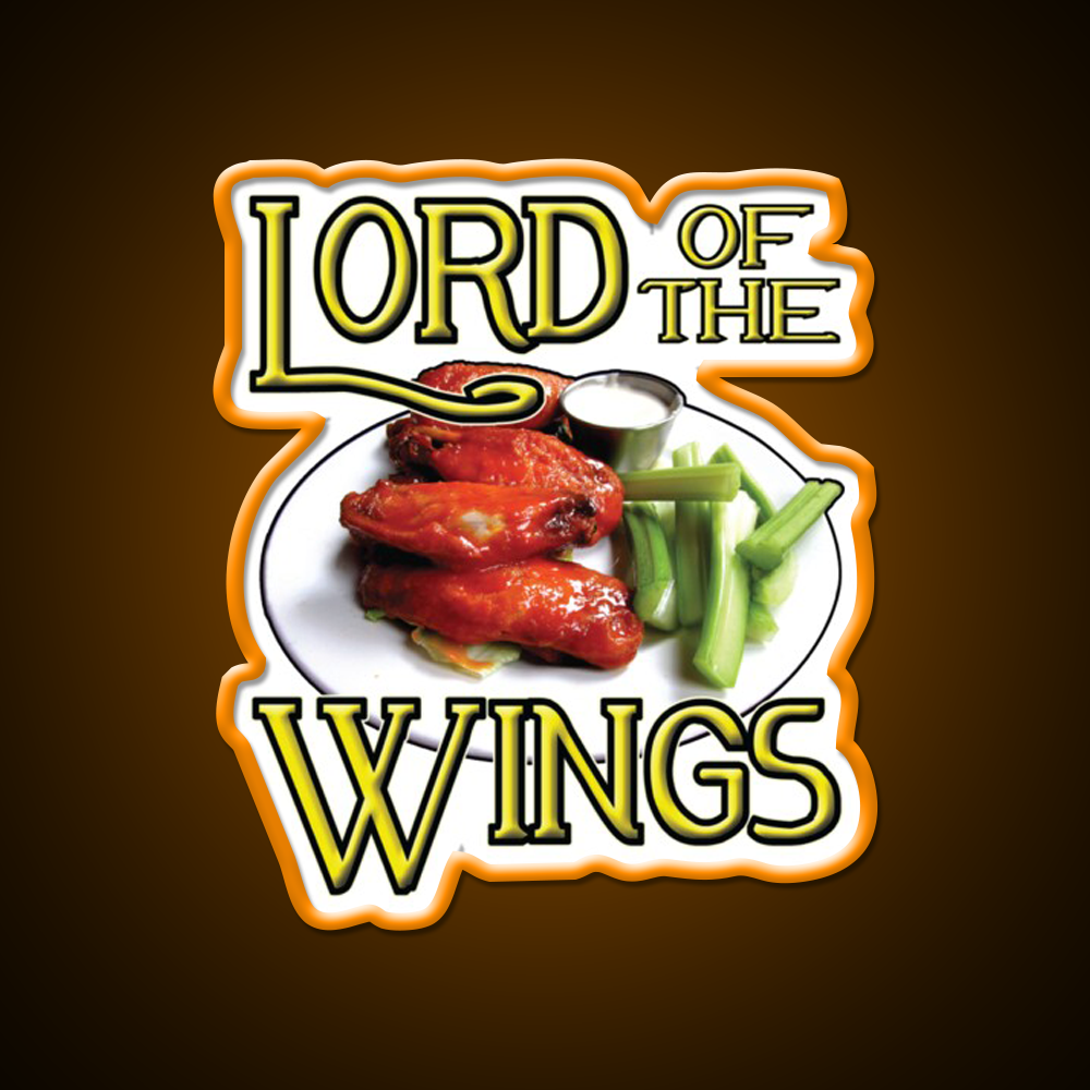Lord Of The Wings Man Cave Bar Led Neon Sign Rgb Color
