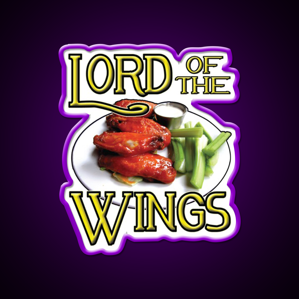 Lord Of The Wings Man Cave Bar Led Neon Sign Rgb Color