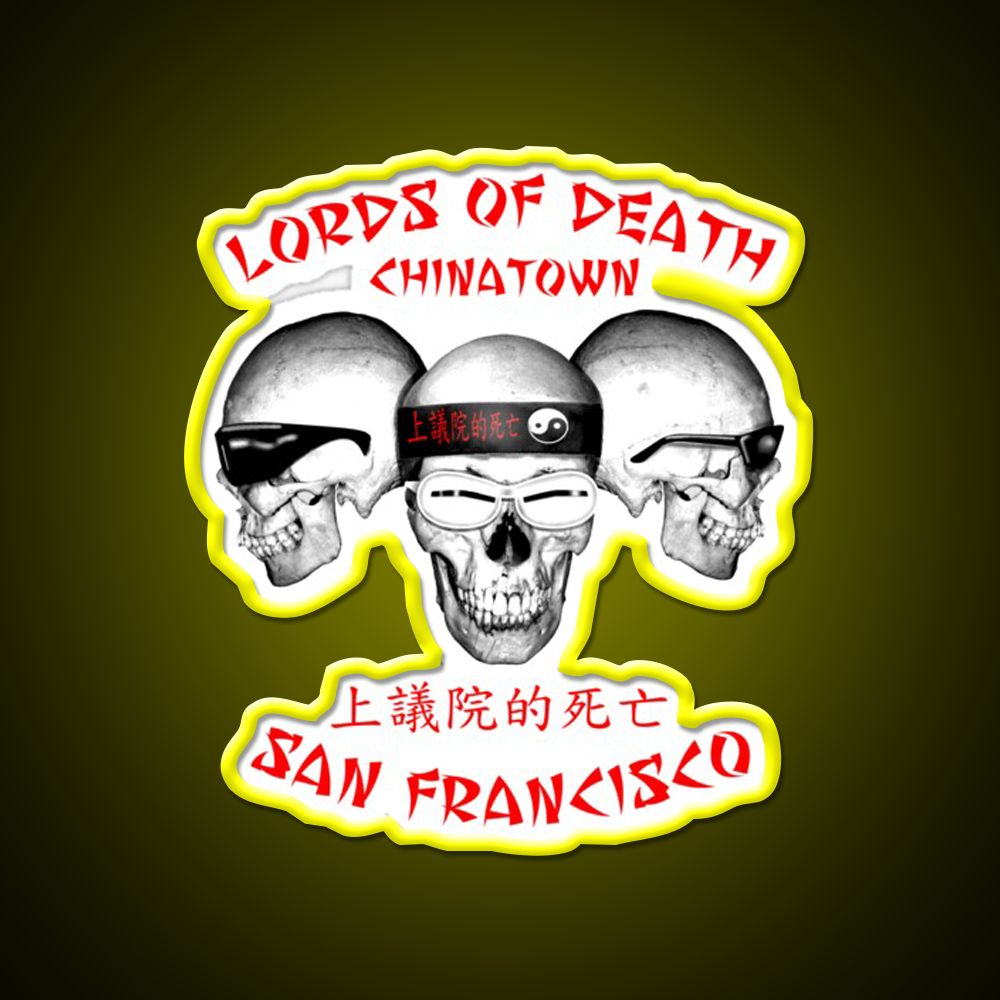 Lords Of Death Asian Cultural Led Neon Sign Rgb Color - LED neon sign view 7