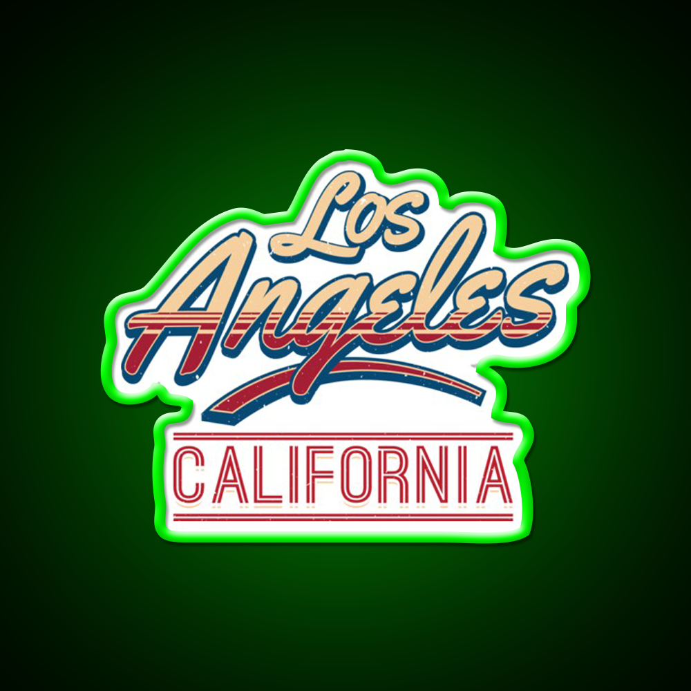 Los Angeles California Letter Two Design Asian Cultural Led Neon Sign Rgb Color - LED neon sign view 8