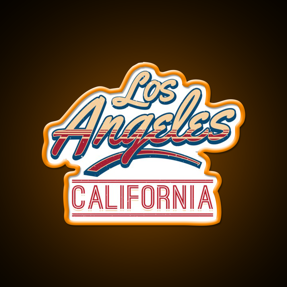 Los Angeles California Letter Two Design Asian Cultural Led Neon Sign Rgb Color - LED neon sign view 6