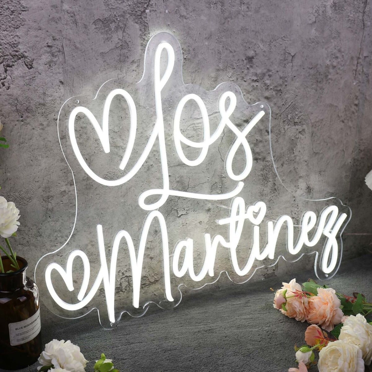 Los Martinez White Led Neon Sign - Shineneon