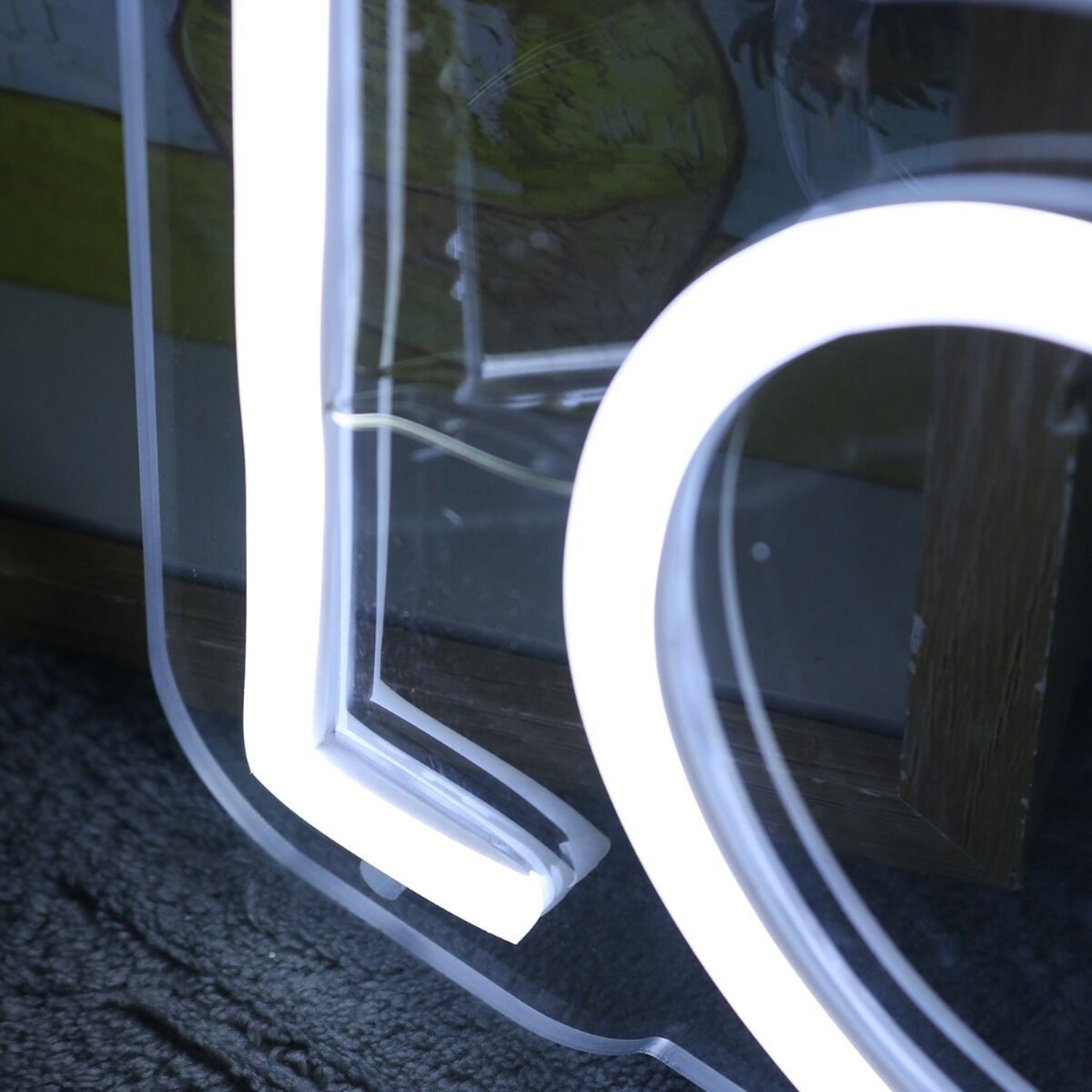Los Patios White Led Neon Sign - Shineneon