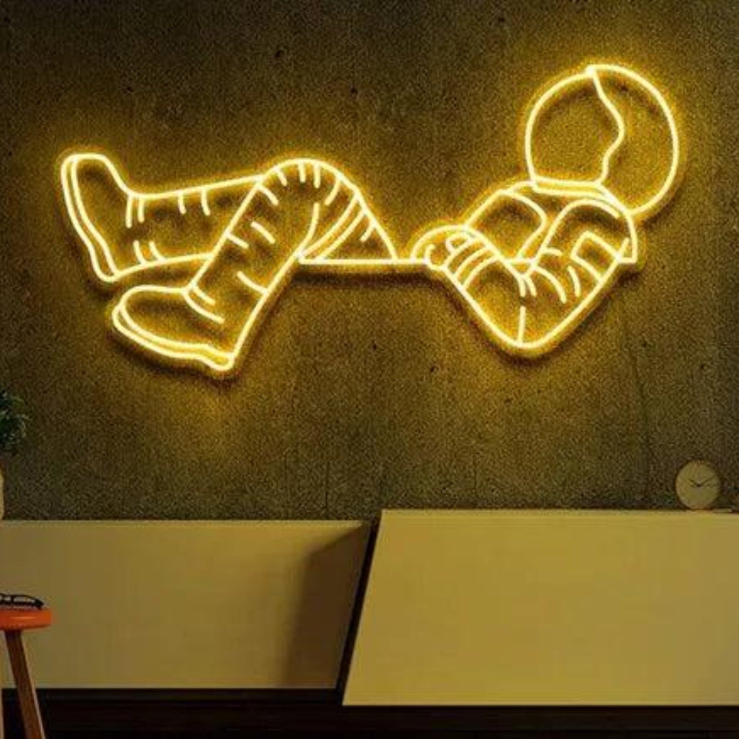 Lost in Space Blue Astronaut LED Neon Sign for Modern Home Decor | Shineneon