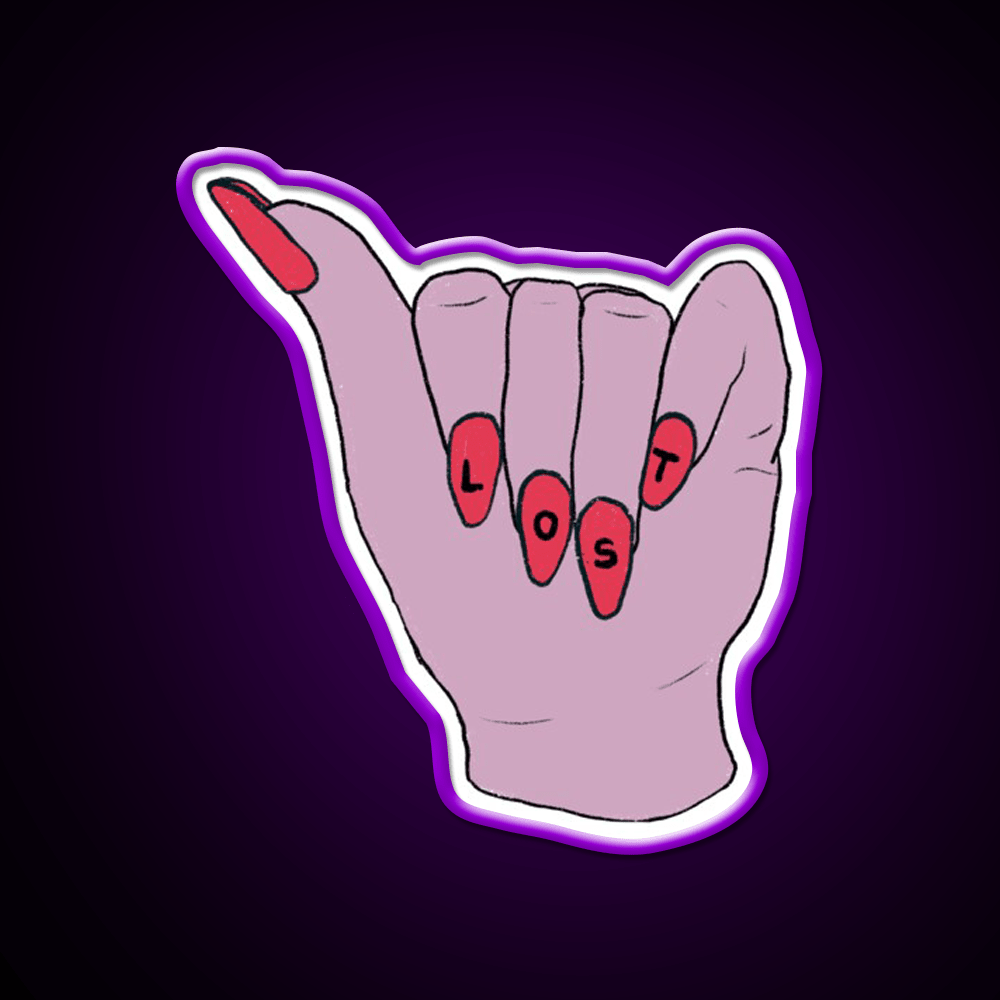 Lost Nail Salon Led Neon Sign Rgb Color - Shineneon