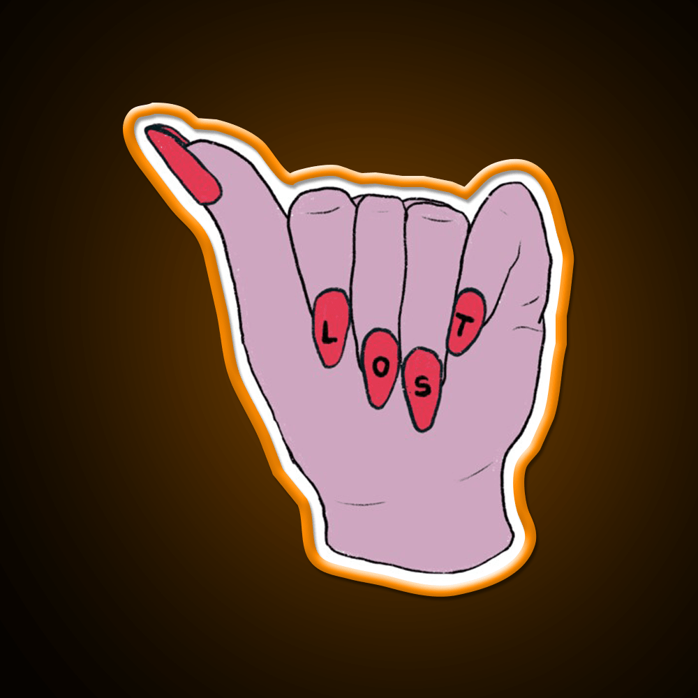 Lost Nail Salon Led Neon Sign Rgb Color - Shineneon