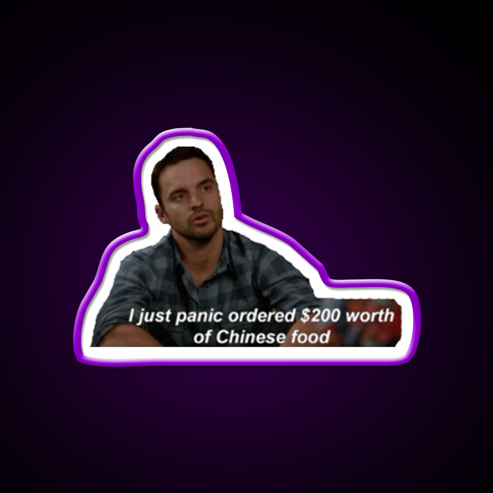 Lots Of Chinese Food Led Neon Sign Chinese Food Rgb Color